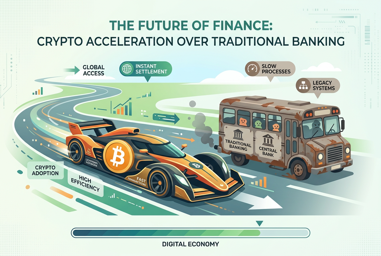 Porównanie szybkości transakcji krypto kontra tradycyjny bank